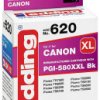 Edding atrament Zamiennik Canon PGI-580BK XXL zamiennik Czarny EDD-620 18-620