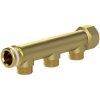 Distribution pipe, L 163 mm, 10 bar, brass, for pipe systems, 112568