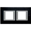 AXOLUTE Ramka 2 podwójna prostokątna pozioma 2X2 moduły szczotkowany antracyt HA4802M2HXS LEGRAND
