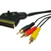 Kabel SCART długość 1.5m Czarny RS PRO CE, REACH, RoHS, UKCA