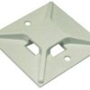 Mounting base, PA, white, (L x W x H) 38.1 x 38.1 x 6.4 mm, ABM3H-S6-T