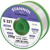 Stannol 631915 S321 Lead-Free Solder 2mm 250g Sn99.3Cu0.7 Reel