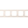 Berker B.Kwadrat Ramka Pięciokrotna Kremowa 5310158982