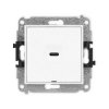 ICON Mechanizm gniazda pojedynczego 1xUSB C-C, bez pola opisowego biały IGUSBBO-7