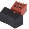 Rocker switch, black, 1 pole, On-On, changeover switch, 3 A/120 VAC, 28 VDC, unlit, unprinted, 2267087-1