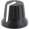 TruComponents 320014 Control knob + marking Black (Ø x H) 18.8mmx15.24mm