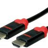 Roline HDMI kabel Wtyczka HDMI-A, Wtyczka HDMI-A 1.00 m czarny 11.04.5940 10K UHD Kabel HDMI