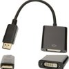 DP Display Port Male to DVI-I Female Adapter Cable