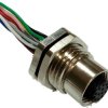 Przewód czujnik-siłownik ze złączem Złącze M12 liczba rdzeni 12 długość 100mm Rodzaj A Żeńskie