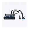GrauGear G-MP01CR USB 3.0 hub 6 ports Black USB & Firewire Plugs & Sockets