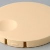 Front cap, with finger recess, beach, CK, for rotary knobs size 50, A3250104