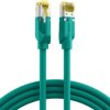 Patch cable, RJ45 plug, straight to RJ45 plug, straight, Cat 6A, S/FTP, LSZH, 10 m, green, IPK-6A-M-HFR-GN-1000