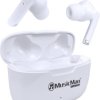 Music Man BT-X63 Słuchawki douszne Bluetooth stereo biały zestaw słuchawkowy, Walizka, sterowanie dotykowe
