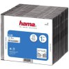 Hama 00051167 Slim CD Jewel Case Transparent/Black 25 Pack Polystyrene