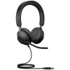 Jabra 24189-999-999 Evolve2 40 SE MS Stereo On-ear headset Black Corded