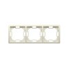SIMON BASIC Ramka 3 potrójna uniwersalna beż BMR3/12 KONTAKT SIMON