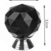 GAŁKA DO MEBLI KRYSZTAŁOWA CZARNA
