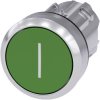 Przycisk, Ø 53.6mm, IP66, IP67, IP69K, kolor: Zielony, Siemens, SIRIUS ACT 3SU10
