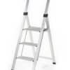 Schodki przenośne 3-stopniowe Aluminium wysokość 1280mm RS PRO Srebrny