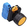 YW1B-M1E10Y Yellow 22mm Momentary Push Button Switch NO IP65 IDEC