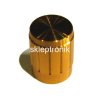 Gałka potencjometru GZL13 13mm złota