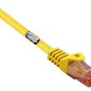 kabel LAN Renkforce RF-5370038, 1 szt., RJ45, CAT 6, U/UTP, 10.00 m, żółty