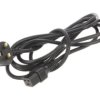 SCHAFFNER-821598 Kabel BS 1363 (G) wtyk, IEC C19 żeński 3m z blokadą IEC LOCK
