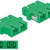 85992 Optical Fiber Coupler SC/SC Duplex 4 pieces green