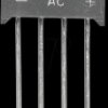 KBU606 Bridge rectifier 420 V AC 4 A 600 V