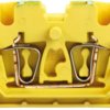 Through terminal block, spring balancer connection, 0.5-2.5 mm², 2 pole, 24 A, 8 kV, yellow, 1704530000