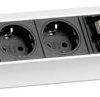 Listwa zasilająca EVOline EVOLINE® V-DOCK DATA SMALL 93600023, złącze bezpieczne, Ilość gniazdek: 3