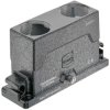 Grommet housing, size 24B, die-cast aluminum, 2 x M40, straight, central locking, IP65/IP68/IP6K9K, 19405240484
