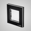 TouchMe Ramka pojedyncza aluminiowa czarna TM628B