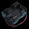 Opencircuit 2x3 AA battery holder - 9V