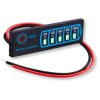 Wskaźnik naładowania poziomu akumulatora ogniwa baterii 2S-8S 12V/24V