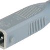 Plug, 2 pole, cable assembly, screw connection, 1.5 mm², gray, 932038106