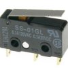 SS-01GL Wyłącznik krańcowy miniaturowy, dźwignia 0,49N, SPDT 0,1A styki lutowane, OMRON, SS01GL
