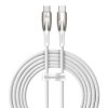 Kabel Baseus CADH000802 USB-C - USB-C PD 100W 5A 480Mb/s 2m - biały