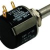 Wire-wound potentiometer, 10 turns, 500 Ω, 2 W, linear, solder lug, 534B1501JL