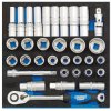 Draper Expert 63535 1/2" Socket Set in 1/2 Drawer EVA Insert Tray (33 Piece)