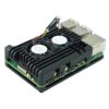 Dual Fans Metal Case for Raspberry Pi 5 Single Board Computer