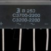 B40C3700-2200A Flat bridge rectifier, 80 V, 2.2 A