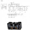 Przełącznik krańcowy bez dźwigni 2,5A; 4 pin dolne