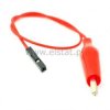 Kabel do płytki stykowej krokodyl - pin żeński