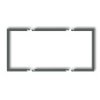Ramka Wypełniająca Podwójna Serii Deco Grafitowy Mat 28Drw-2
