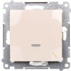 Simon 54 Łącznik schodowy z podświetleniem kremowy DW6AL.01/41