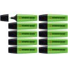 STABILO 70/33 Highlighter BOSS ORIGINAL Pack of 10 Green