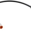 RST 4-RKWT 4-225/3 M, 48372, wtyk M12 prosty 4 stykowy + gniazdo M12 kątowe 4 stykowe, przewód 4x0,34 mm2 PUR czarny, LUMBERG