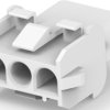 Plug housing, 3 pole, pitch 6.35 mm, straight, natural, 2178474-2