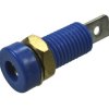 Gniazdo banan 4mm 24.244.5 Amass niebieskie